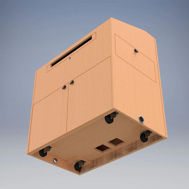 Multimedia Red Oak Lectern