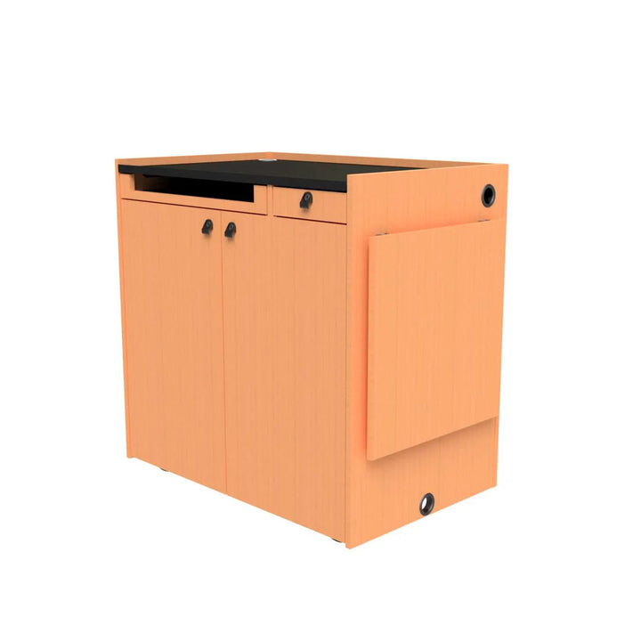 Multimedia Red Oak Lectern