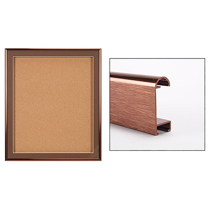 Designer Metal Framed Bulletin Board 24" x 36"