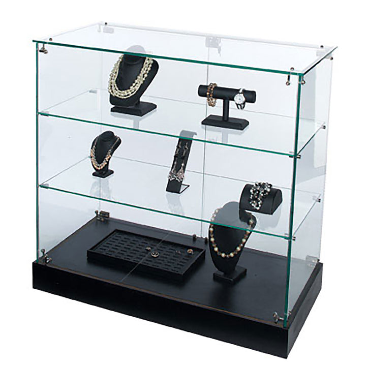 Frameless Display Case 36"W x 36"H