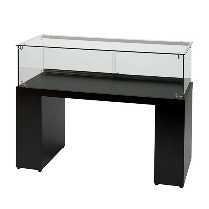 48"W Frameless Jewelry Pedestal Display Case
