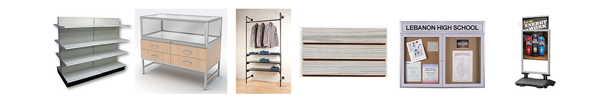 Allen Display: Store Fixtures, Display Cases, Slatwall & Shelving