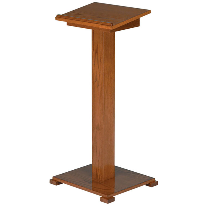 Wooden Lectern with Storage Top