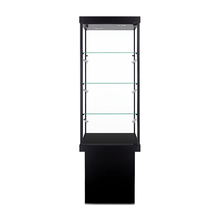 Tower Display Case TW350, 79.5"H, LED Lights, Wheels, LED Lights