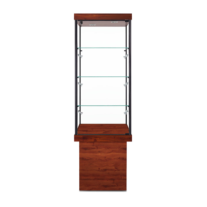 Tower Display Case TW350, 79.5"H, LED Lights, Wheels, LED Lights