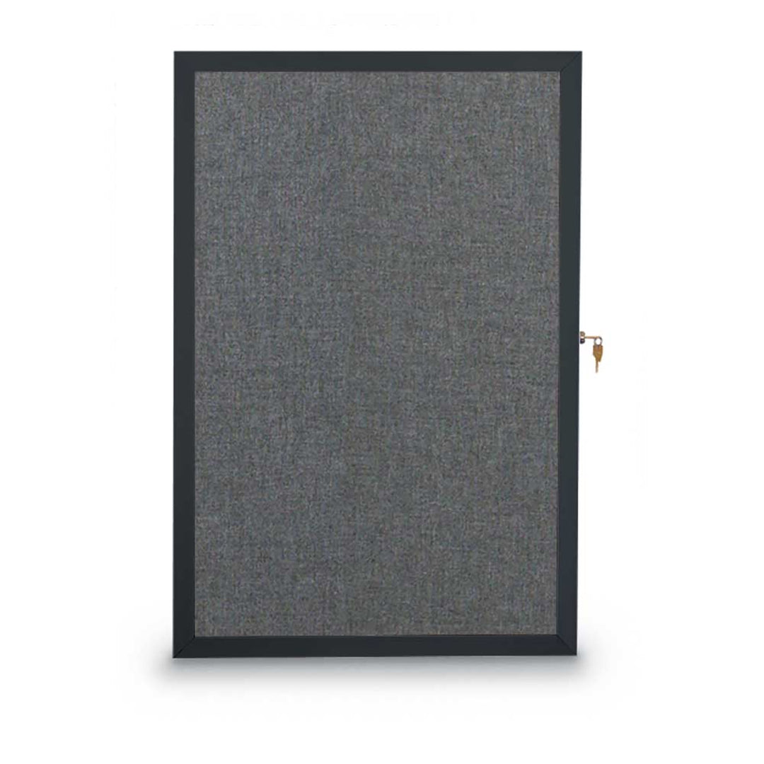 Slim Style Traditional Indoor Enclosed Cork/Fabric Board