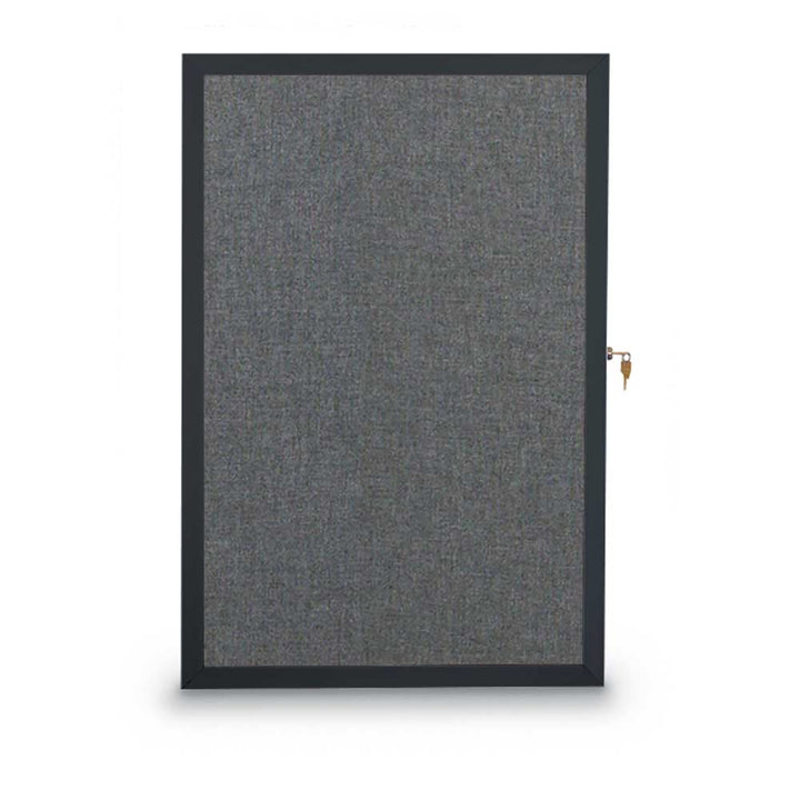 Slim Style Traditional Indoor Enclosed Cork/Fabric Board