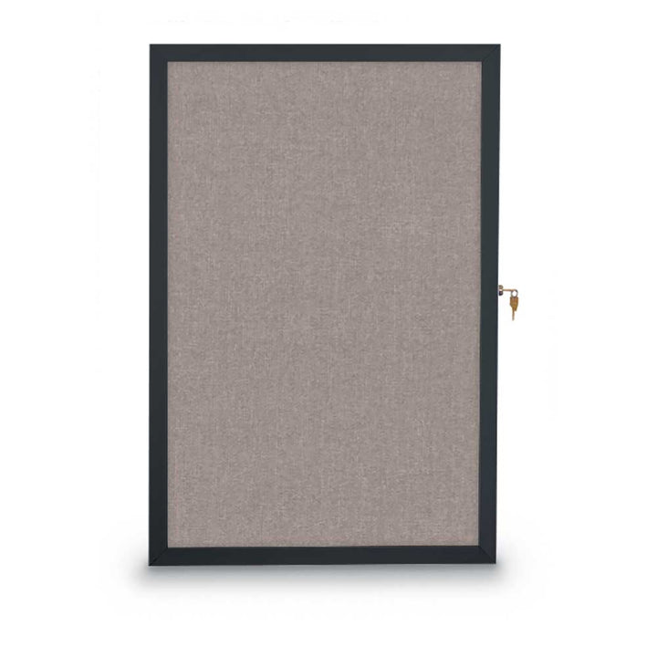 Slim Style Traditional Indoor Enclosed Cork/Fabric Board