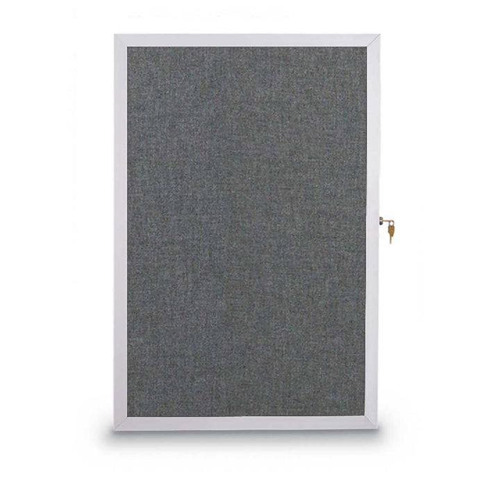 Slim Style Traditional Indoor Enclosed Cork/Fabric Board