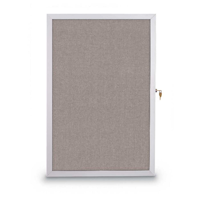 Slim Style Traditional Indoor Enclosed Cork/Fabric Board