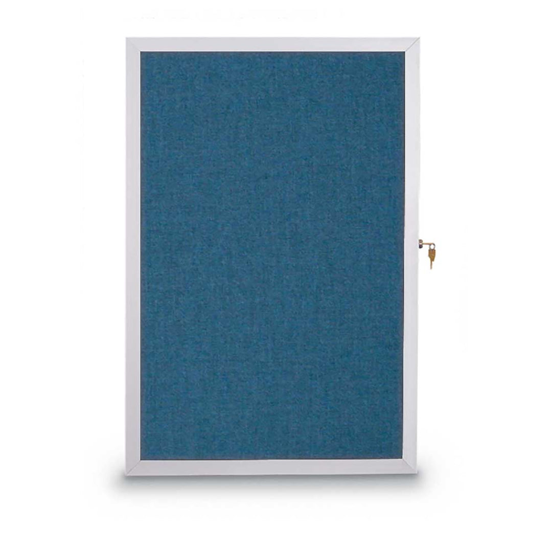 Slim Style Traditional Indoor Enclosed Cork/Fabric Board