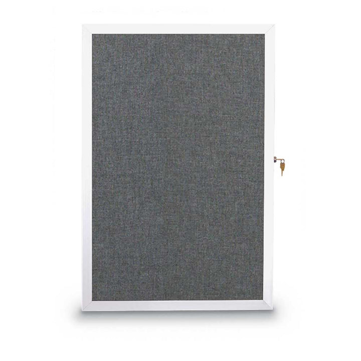 Slim Style Traditional Indoor Enclosed Cork/Fabric Board