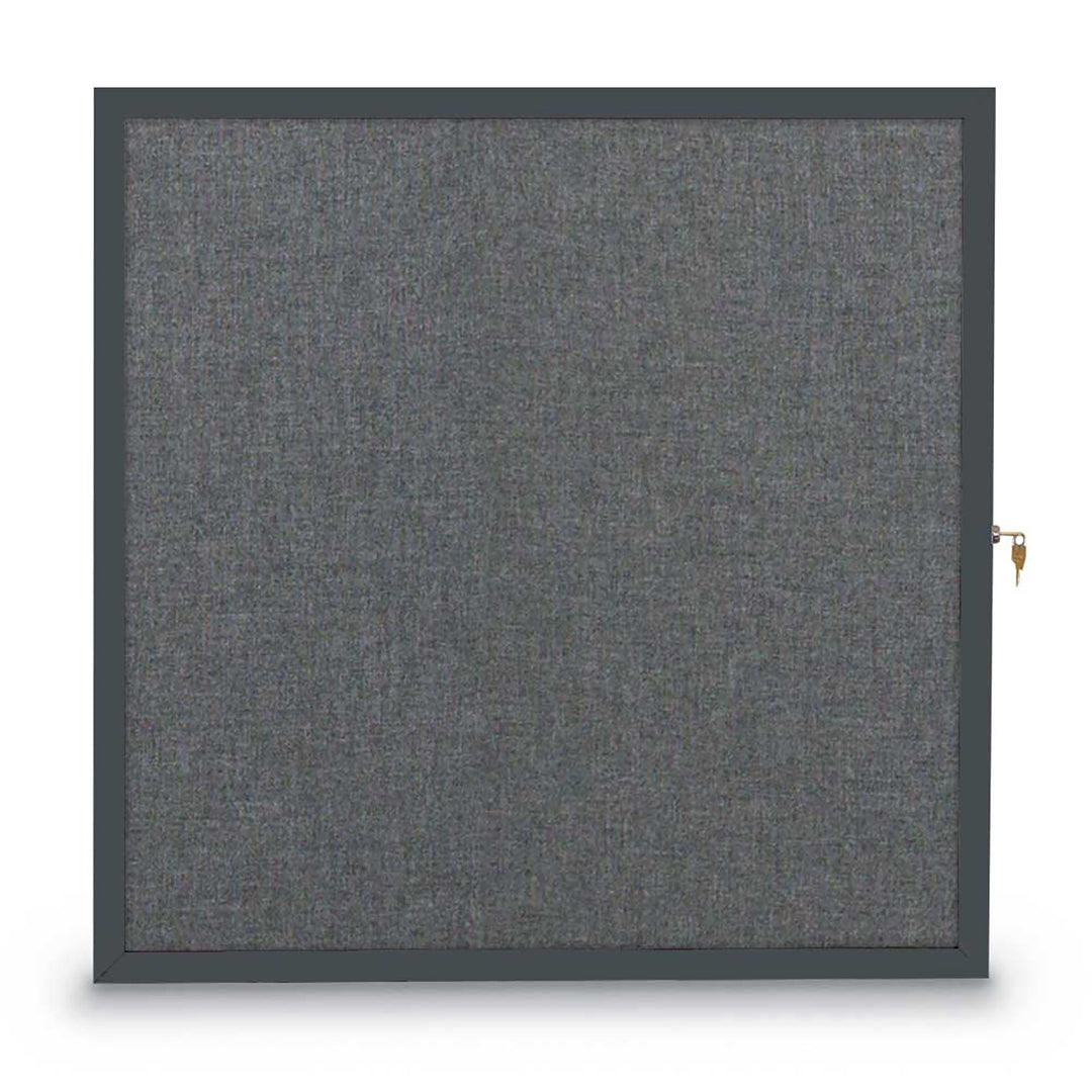 Slim Style Traditional Indoor Enclosed Cork/Fabric Board