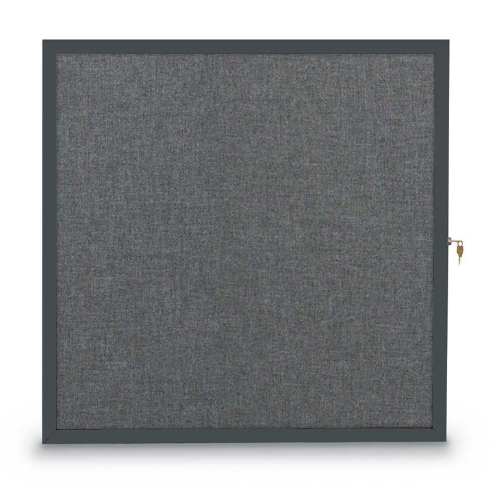 Slim Style Traditional Indoor Enclosed Cork/Fabric Board