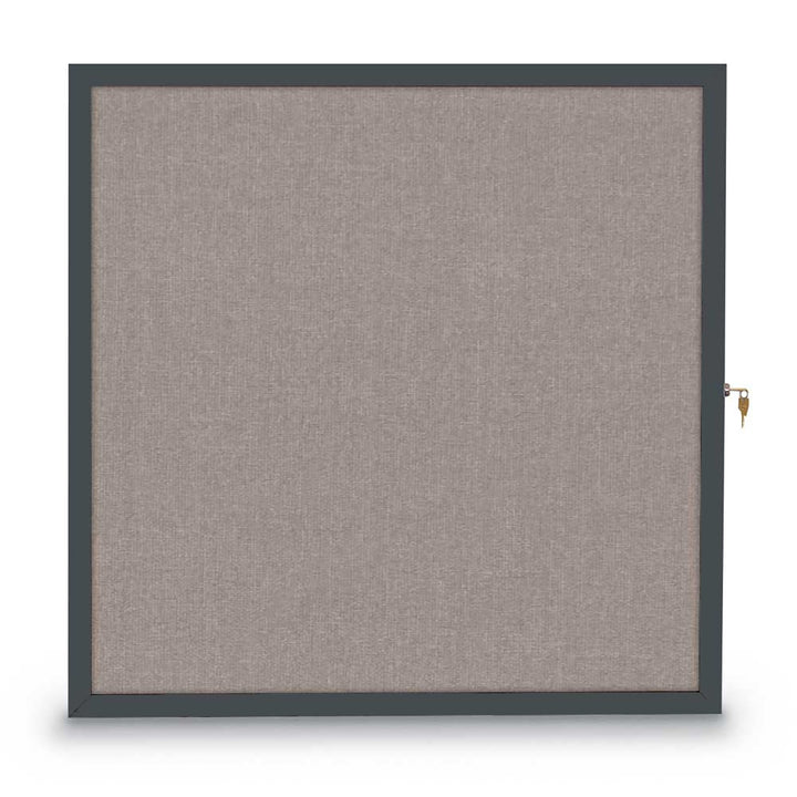 Slim Style Traditional Indoor Enclosed Cork/Fabric Board