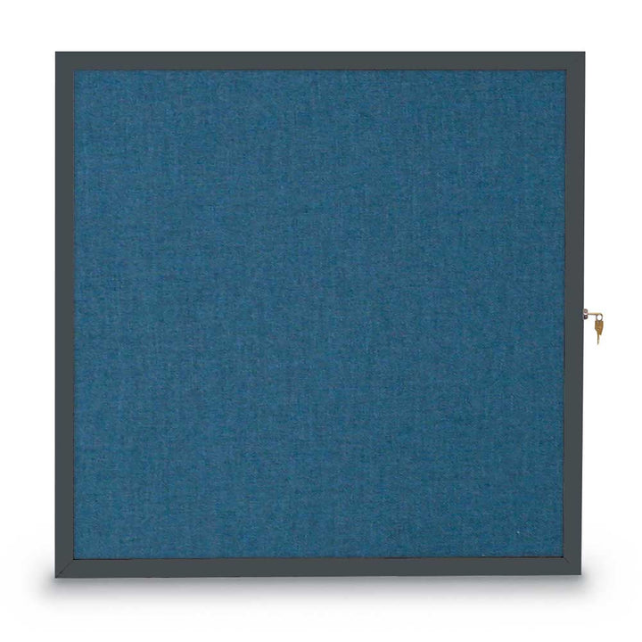 Slim Style Traditional Indoor Enclosed Cork/Fabric Board