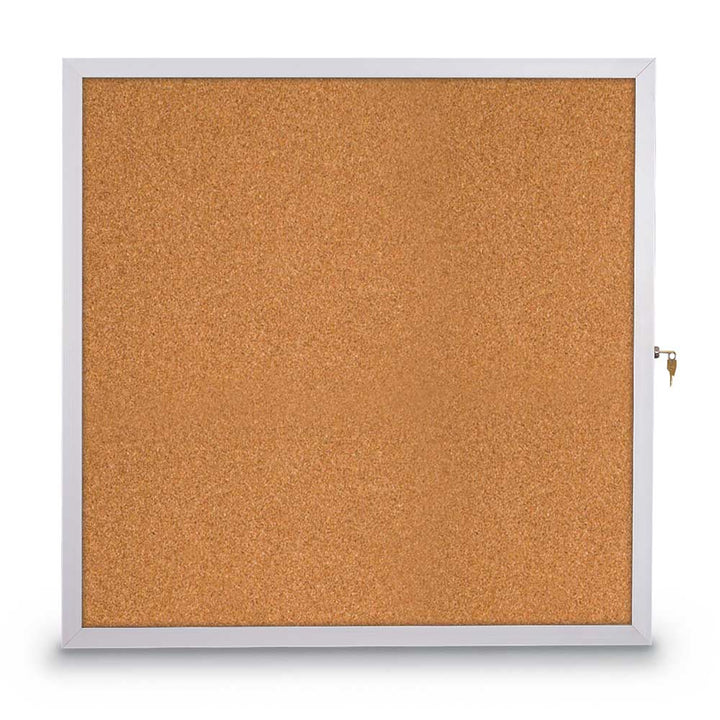 Slim Style Traditional Indoor Enclosed Cork/Fabric Board
