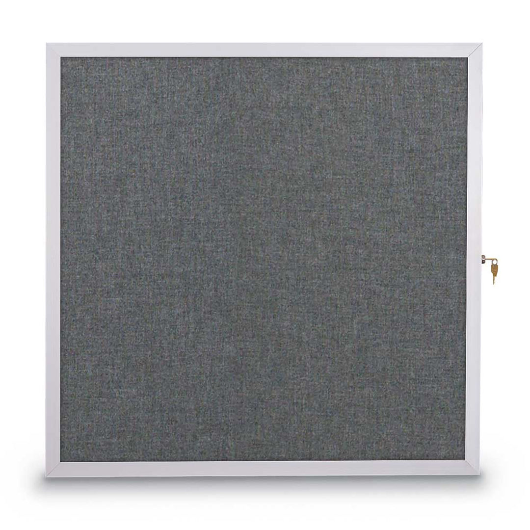 Slim Style Traditional Indoor Enclosed Cork/Fabric Board