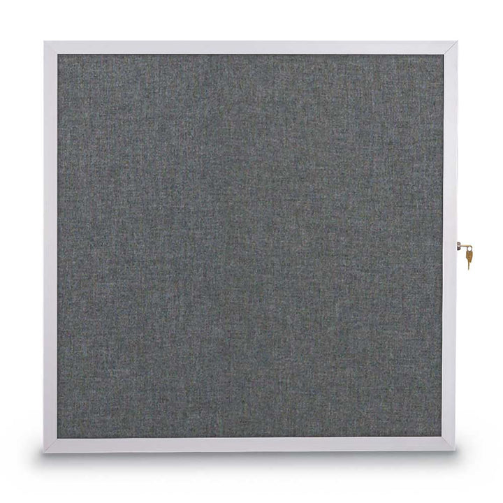Slim Style Traditional Indoor Enclosed Cork/Fabric Board