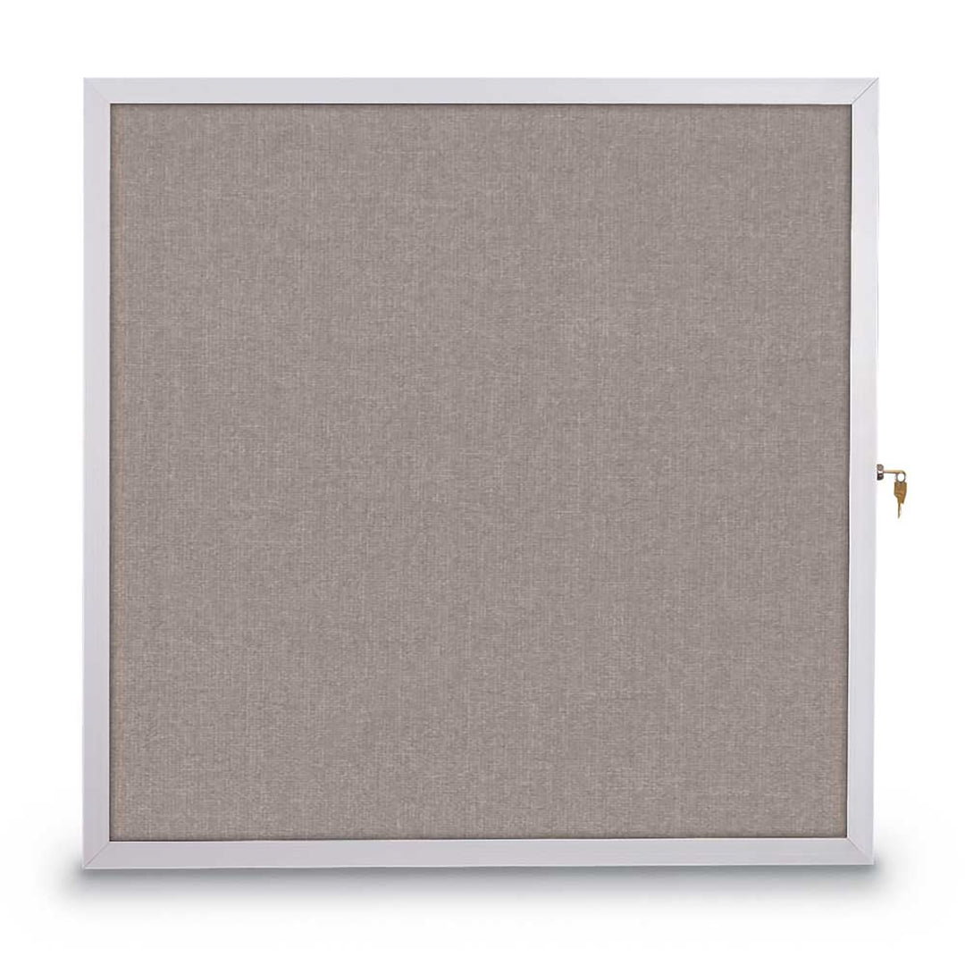 Slim Style Traditional Indoor Enclosed Cork/Fabric Board
