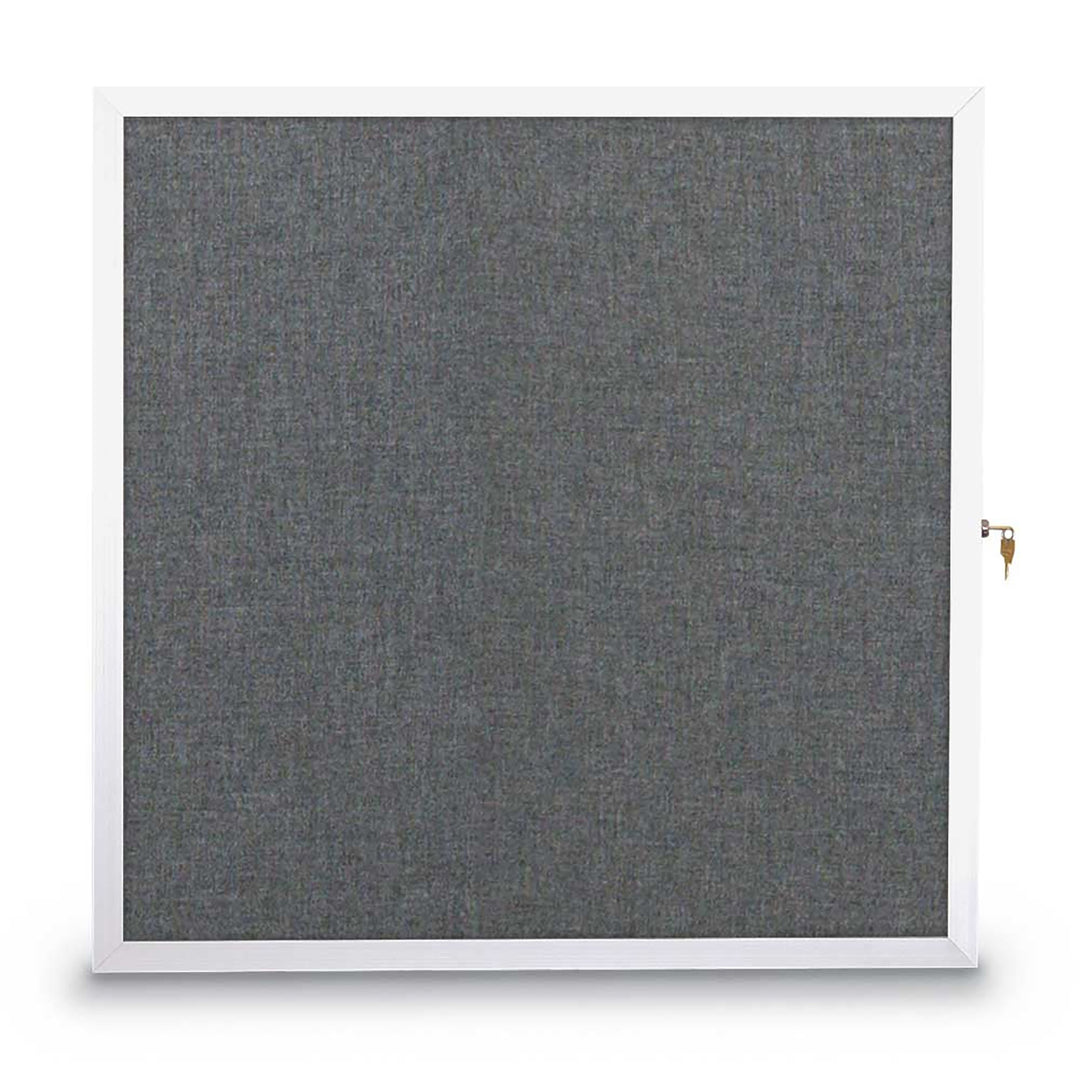 Slim Style Traditional Indoor Enclosed Cork/Fabric Board