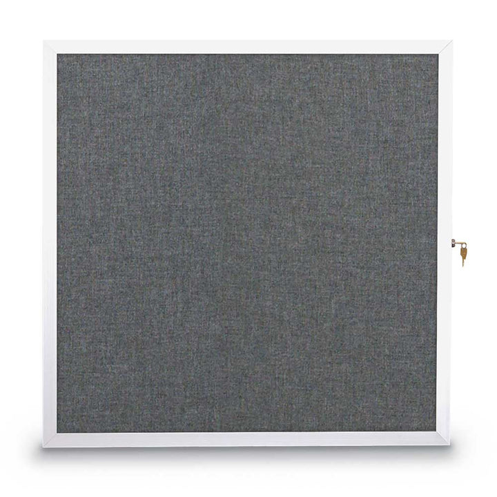 Slim Style Traditional Indoor Enclosed Cork/Fabric Board