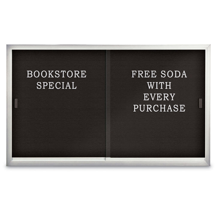 Sliding Glass Door Traditional Indoor Enclosed Letterboard