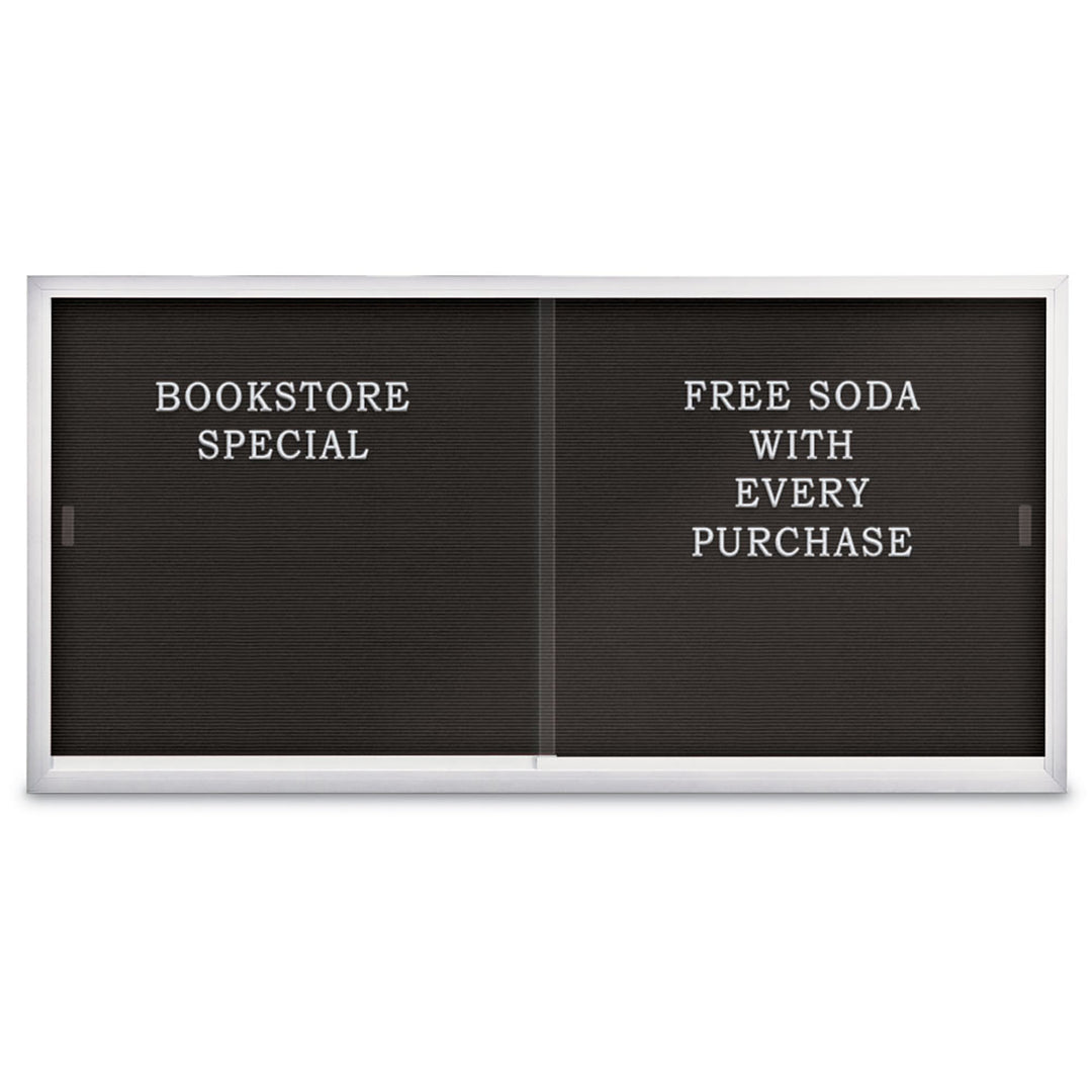 Sliding Glass Door Traditional Indoor Enclosed Letterboard