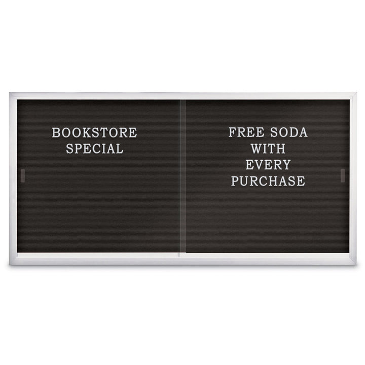 Sliding Glass Door Traditional Indoor Enclosed Letterboard