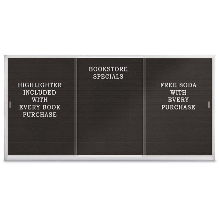 Sliding Glass Door Traditional Indoor Enclosed Letterboard