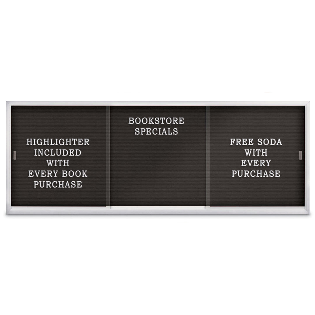 Sliding Glass Door Traditional Indoor Enclosed Letterboard