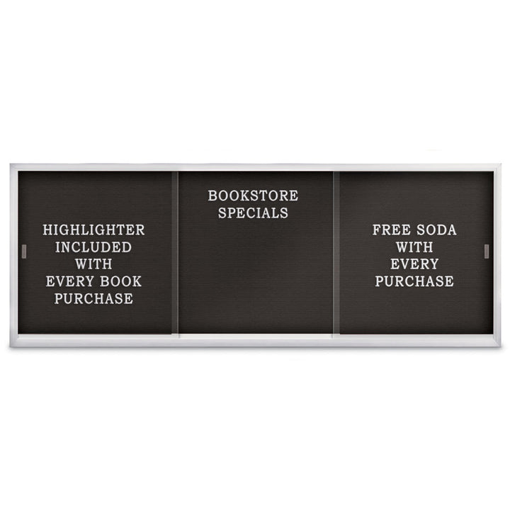 Sliding Glass Door Traditional Indoor Enclosed Letterboard