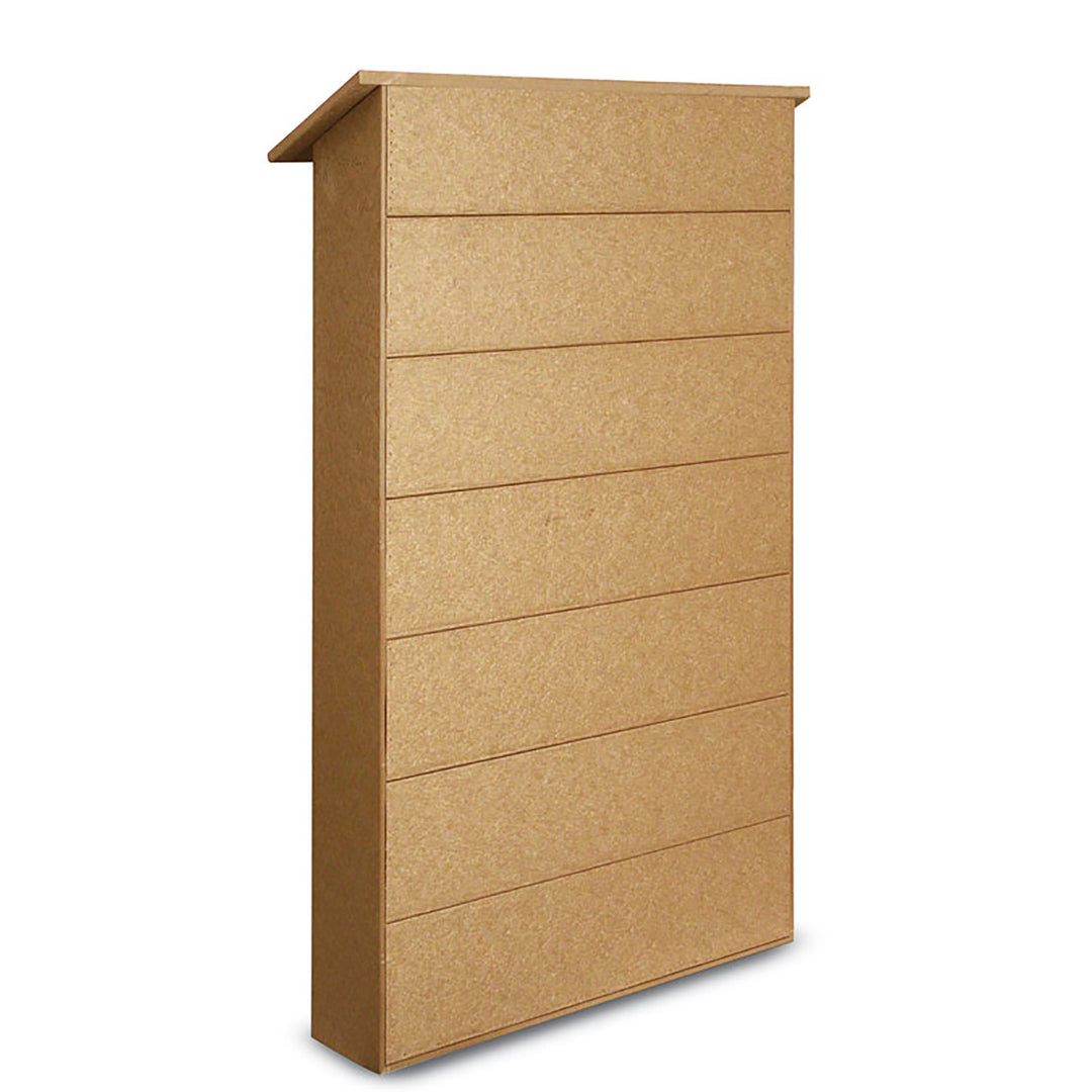 Single Door Enclosed Cork Outdoor Message Center