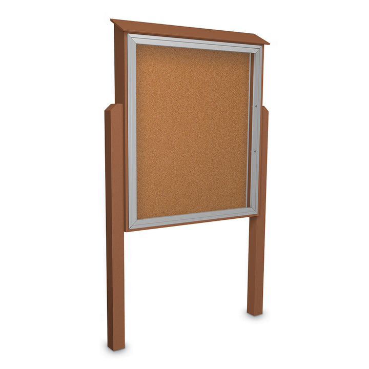 Extra Large Outdoor Message Center - Post Mounted