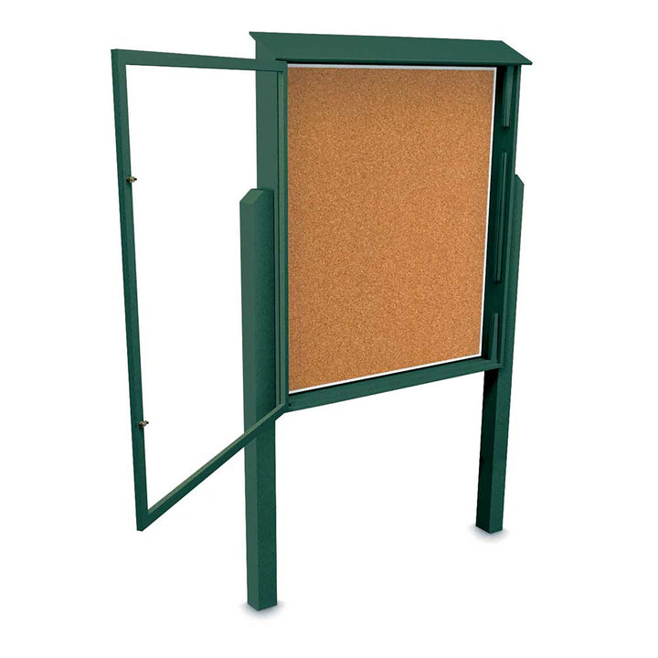 Extra Large Outdoor Message Center - Post Mounted