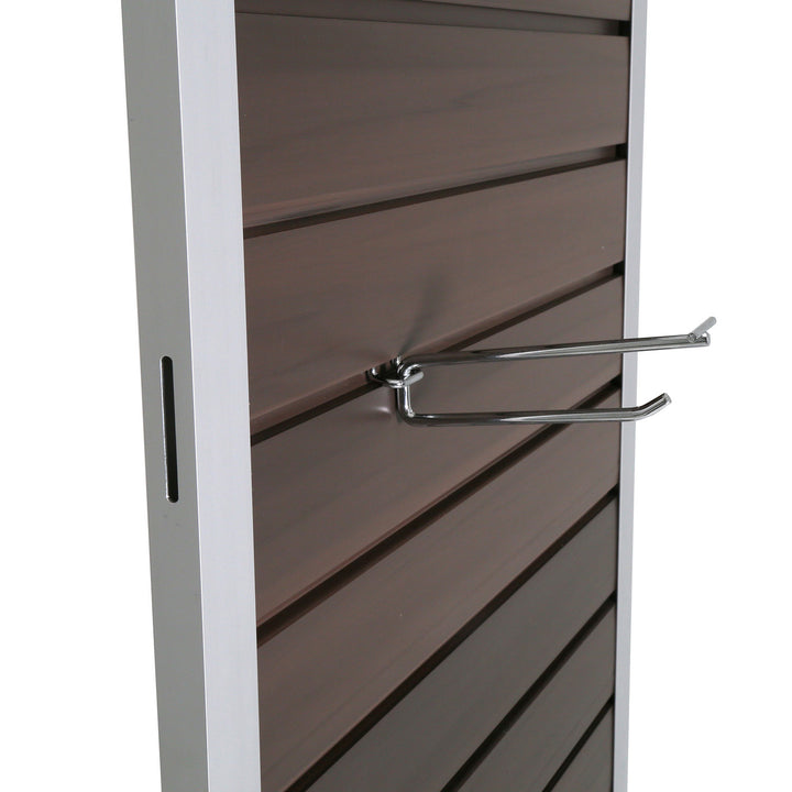 Slatwall Tower Double Sided - Wood Effect