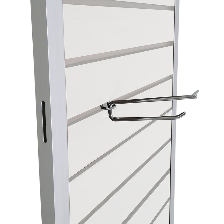 Slatwall Tower Double Sided - White