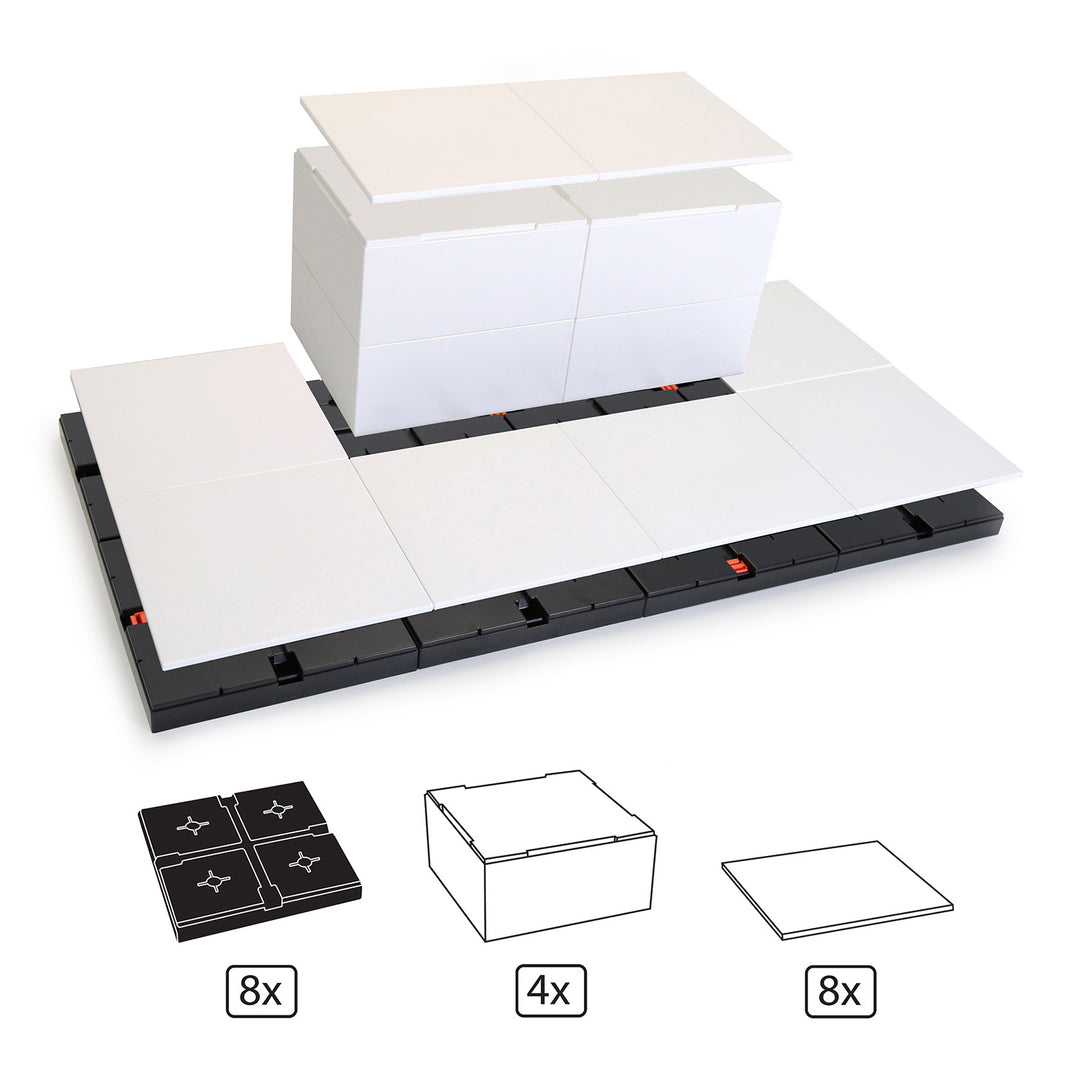 EasyCubes Presentation Platform with 2 Levels