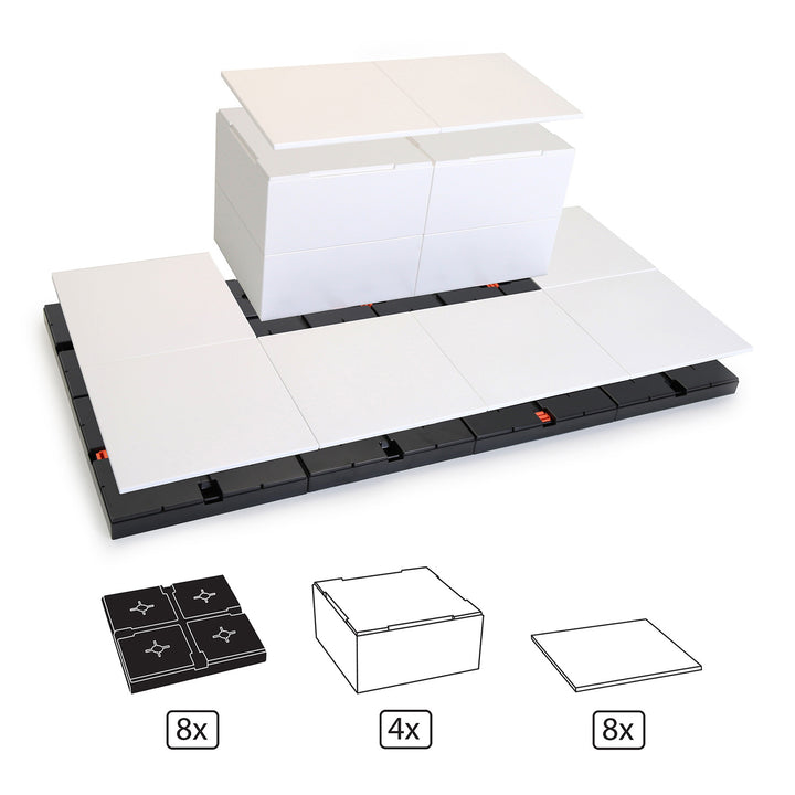 EasyCubes Presentation Platform with 2 Levels