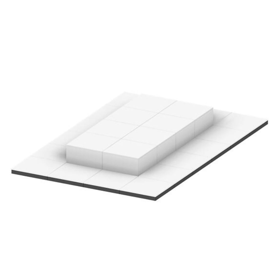 EasyCubes Presentation Platform with 2 Levels, Raised Center