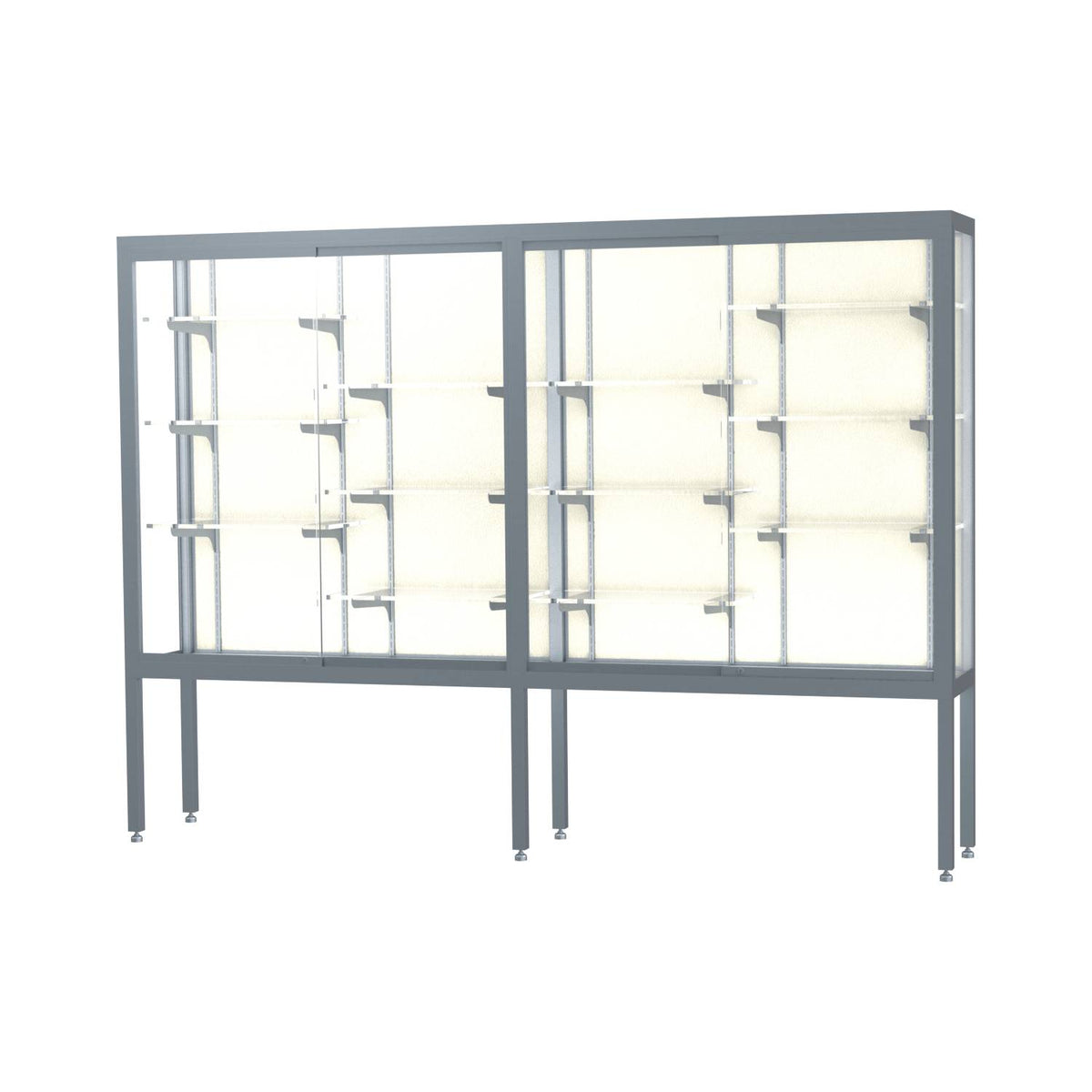 Challenger Display Case with Aluminum Legs – Allen Display