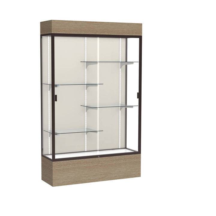 Reliant Display Case 48"w x 72"h with Light Cornice
