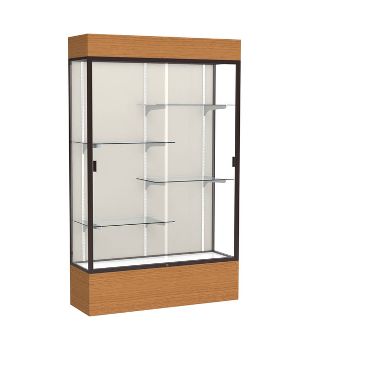 Reliant Display Case 48"w x 72"h with Light Cornice