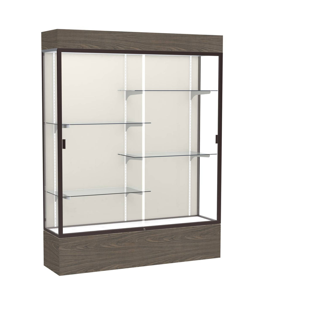 Reliant Display Case 48"w x 72"h with Light Cornice