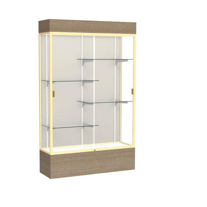 Reliant Display Case 48"w x 72"h with Light Cornice