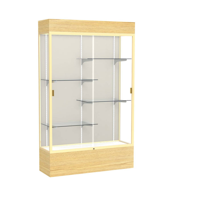 Reliant Display Case 48"w x 72"h with Light Cornice