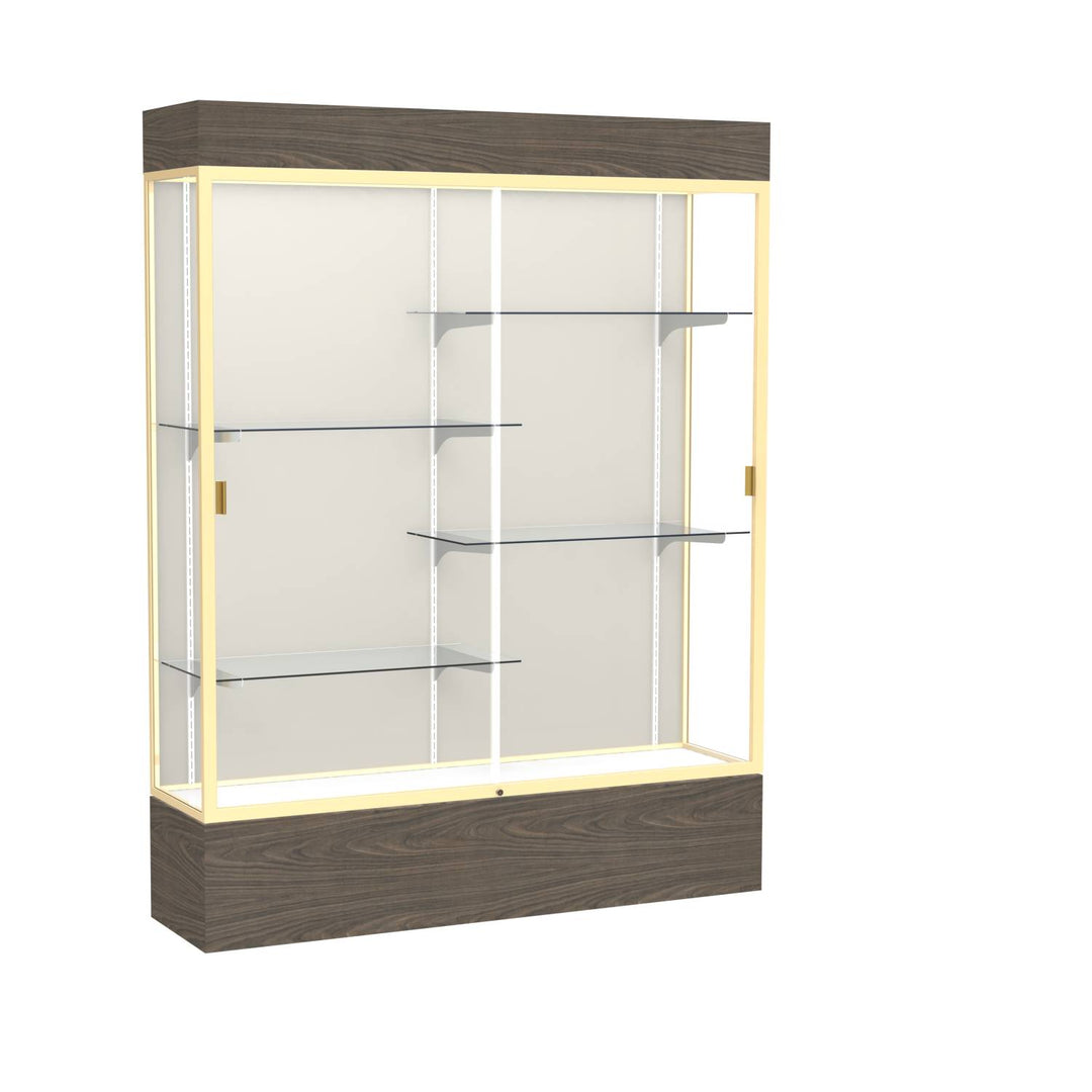 Reliant Display Case 48"w x 72"h with Light Cornice