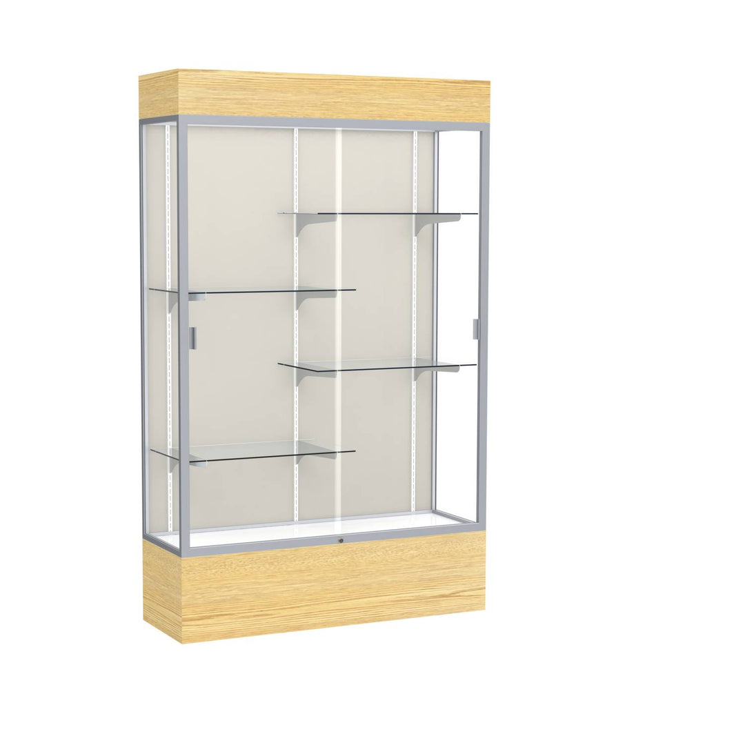 Reliant Display Case 48"w x 72"h with Light Cornice