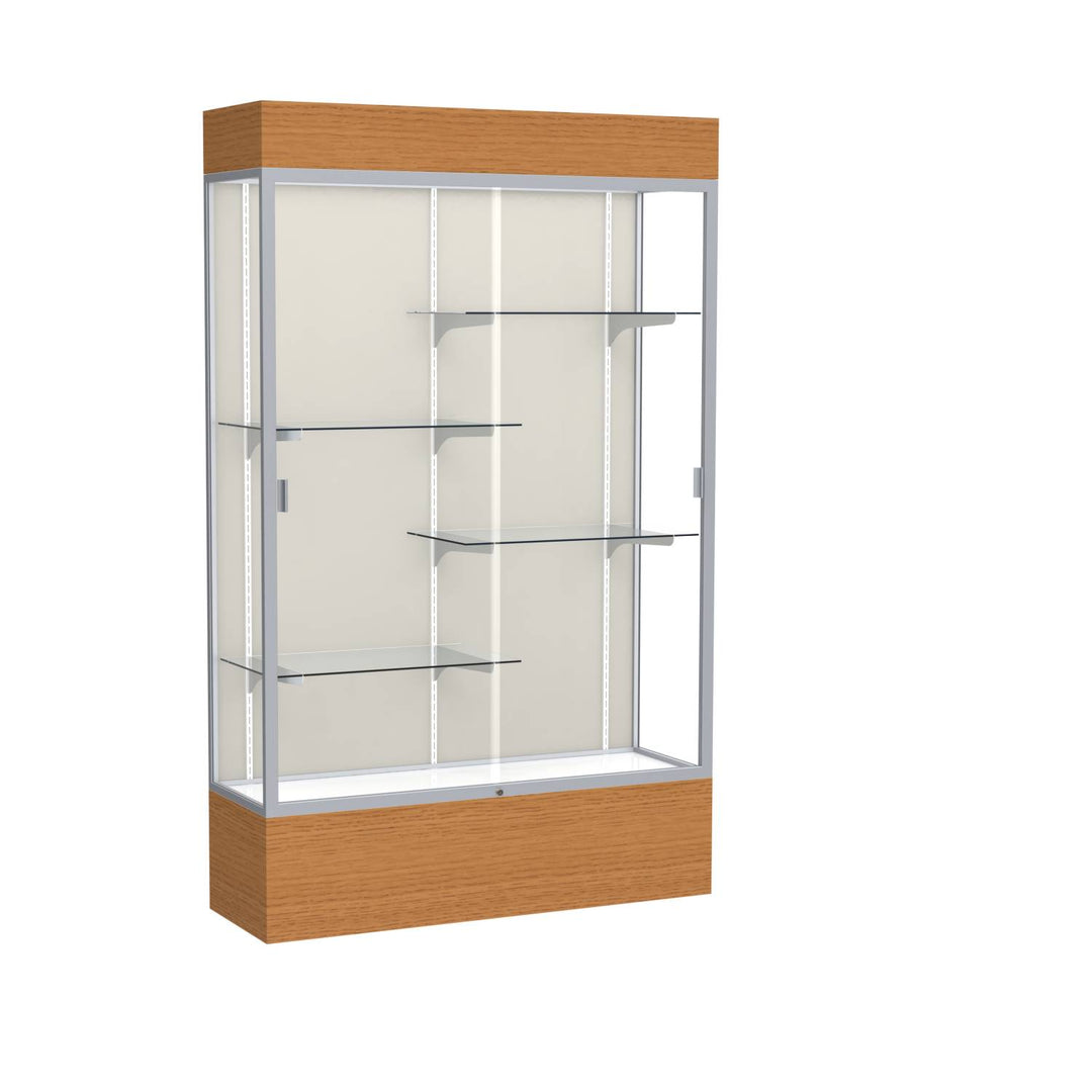 Reliant Display Case 48"w x 72"h with Light Cornice