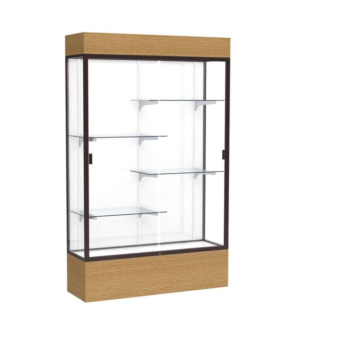 Reliant Display Case 48"w x 72"h with Light Cornice